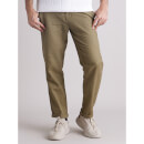 Mens Khaki Solid Trouser - 36