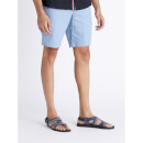 Mens Light-Blue Solid Shorts - 32