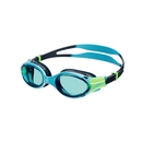 Gafas de natación júnior de espejo Biofuse 2.0, azul/verde - ONE SIZE