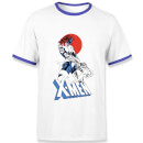 X-Men Mystique Men's Ringer T-Shirt - White/Navy