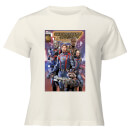 Guardians of the Galaxy Photo Comic Cover Women's Cropped T-Shirt - Cream