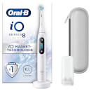 Oral B iO 8 Limited Edition Electric Toothbrush, Travel Case - White