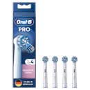 Oral-B Pro Sensitive Clean Aufsteckbürsten für elektrische Zahnbürste, X-förmige Borsten, 4 Stück