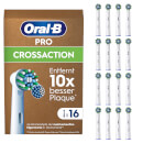 Oral B Cross Action Brush Heads - 16 Pack
