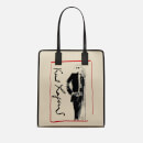 Karl Lagerfeld Series Canvas Shopper Tote Bag