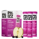 Phizz 3-in-1 Tablets Apple & Blackcurrant Hydration, Electrolytes and Vitamins Effervescent x 60 Tablets