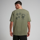 MP Мъжка тениска нестандартна кройка Tempo Graphic – тревисто зелен - M