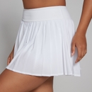 Женская плиссированная юбка-шорты MP Tempo — белый цвет - S