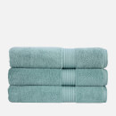 Christy Supreme Super Soft Towel - Mineral Blue - Set of 2 - Bath Towel 75 x 137cm