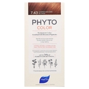 PHYTO PHYTOCOLOR: Permanent Hair Dye Shade: 7.43 Copper Golden Blonde PHYTO PHYTOCOLOR: Permanent Hair Dye Shade: 7.43 Copper Golden Blonde