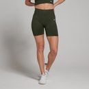Pantalón corto de ciclismo sin costuras Shape para mujer de MP - Verde bosque - XS