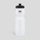 Botella de agua deportiva de Myprotein - Transparente/negro