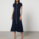Polo Ralph Lauren Ribbed Wool Maxi Dress - L