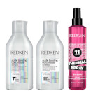 Redken Acidic Bonding Concentrate Shampoo and Conditioner with Thermal Heat Protector