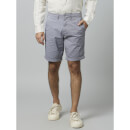 Celio Solid Grey Cotton Chino Shorts - 34