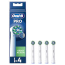 Oral B CrossAction White Toothbrush Head - Pack of 4 Counts