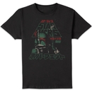 Star Wars Boba Fett Retro Unisex T-Shirt - Black