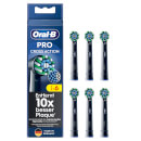 Oral-B Pro CrossAction Aufsteckbürsten für elektrische Zahnbürste, X-förmige Borsten, 6 Stück, schwarz