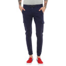 Blue Solid Casual Joggers 30