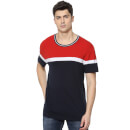 Navy Colourblock T-Shirt S