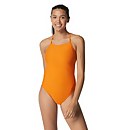 Solid T-Back One Piece - Orange | Size 24