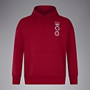 ADULT UNISEX OVERSIZE HOODY RED - L