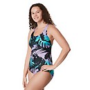 Printed Ultraback One Piece - Blue | Size 14