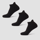 Unisex Κάλτσες Προπόνησης MP (Σετ των 3) - Μαύρο - UK 2-5