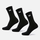 MP Unisex Crew Socks (3-pak) – Sort - UK 2-5