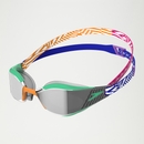 Gafas de natación de espejo Fastskin Hyper Elite para adultos, azul/naranja - One Size