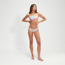 Women's Printed Adjustable Thinstrap Bikini Blue/Orange - 42