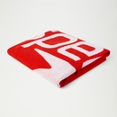 Toalla con logotipo de Speedo, rojo/blanco - One Size