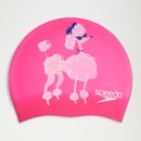Junior Printed Silicone Cap Pink - One Size