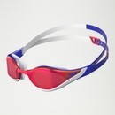 Gafas de natación de espejo Fastskin Pure Focus para adultos, rojo/azul - One Size