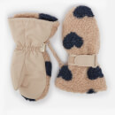 Konges Sløjd Jody Heart Shell and Faux Fur Mittens - 12-18 months Konges Sløjd Jody Heart Shell and Faux Fur Mittens - 12-18 months