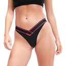 Flu3nte V Scoop Bikini Bottom - Black | Size M