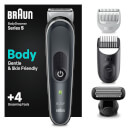 Braun Bodygroomer Series 5 5370, Bodygroomer für Männer, sanftes Ganzkörper-Bodygrooming Braun Bodygroomer Series 5 5370, Bodygroomer für Männer, sanftes Ganzkörper-Bodygrooming