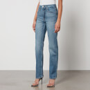 Good American Good Icon Denim Straight-Leg Jeans - US 8/UK 12