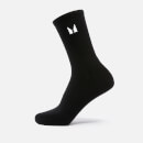 MP Unisex Crew Socks - Black - UK 2-5