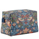 William Morris At Home Christmas 2024 Strawberry Thief Large Wash Bag Blue