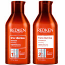 Redken Frizz Dismiss Shampoo and Conditioner Bundle for Smoothing Frizzy Hair