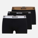 BOSS Bodywear 3-Pack Stretch-Cotton Trunk Boxer Shorts - S