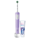 Oral-B Vitality Pro Purple Electric Toothbrush & Toothpaste 75ml Oral-B Vitality Pro Purple Electric Toothbrush & Toothpaste 75ml