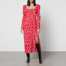 Kitri Rhonda Trail Printed Crepe Midi Dress - UK 6