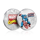 Marvel Limited Edition .999 Silver Plated Captain America Collectible Coin