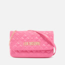 Love Moschino Borsa Quilted Faux Leather Crossbody Bag