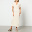 Varley Aria Ribbed Cotton Midi Dress - S
