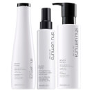 Shu Uemura Art of Hair Izumi Tonic Rice Water Shampoo, Conditioner and Hair Tonic Water Routine