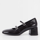 Vagabond Women's Adison Patent-Leather Heeled Mary Jane Shoes - UK 5