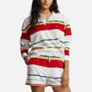 Polo Ralph Lauren Multi Stripe Flannel Rugby Sweatshirt - L
